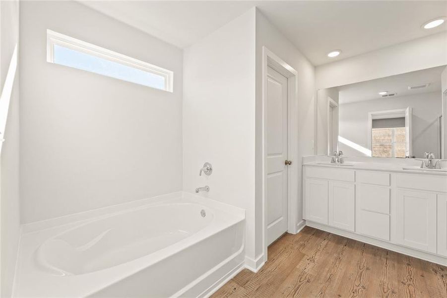 Furnished interior view inside a new home in Belleview Manor, Fairburn (Image 7).