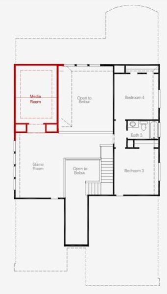 2D floor plan layout of this home in , Cypress, TX (Image 2). 2D floor plan layout of this home in , Cypress, TX (Image 2).