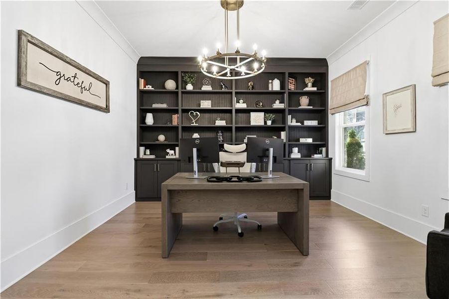 Furnished interior view inside a new home in , Woodstock (Image 10).