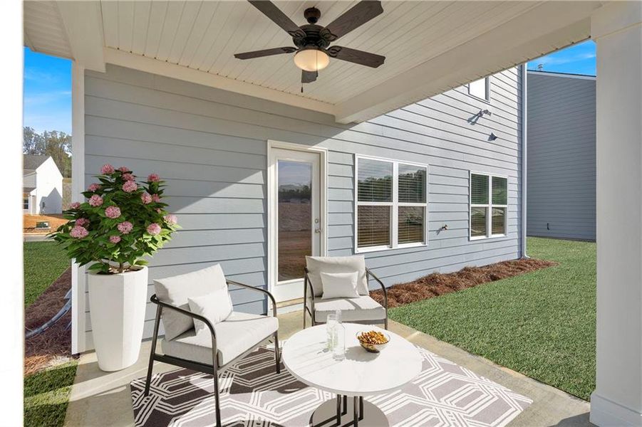 Exterior details and patio area of a home in Salacoa, Calhoun (Image 3). Exterior details and patio area of a home in Salacoa, Calhoun (Image 3).