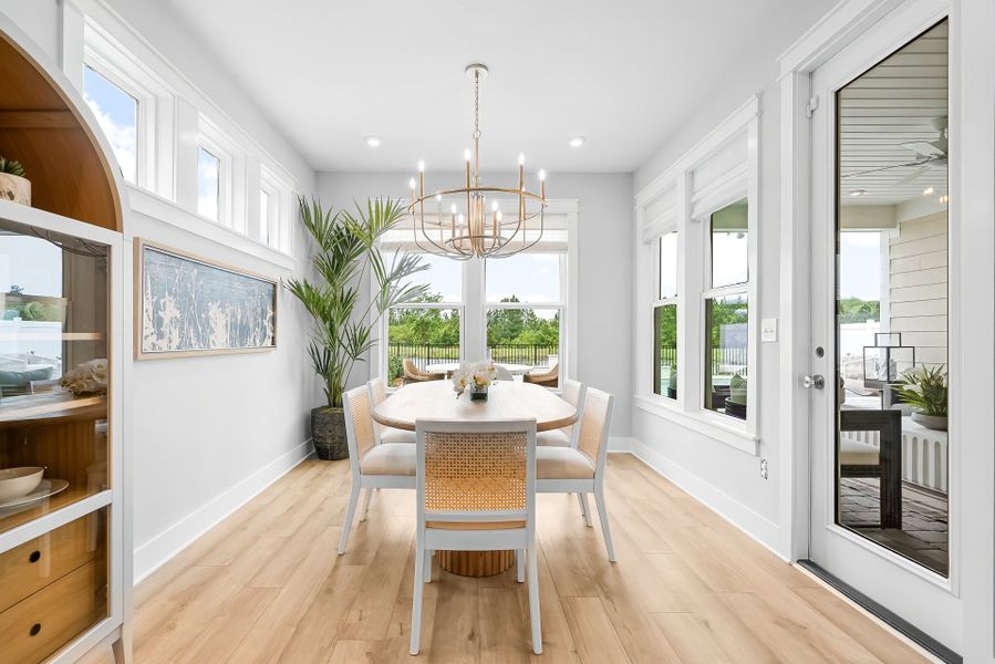 Representative furnished interior of a home built from the Ivy by Fischer Homes in Pickens Bluff, Dallas (Image 16).