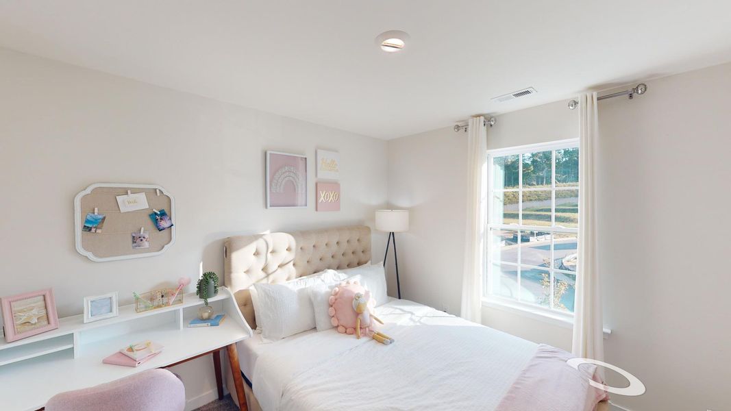 Furnished interior view inside a new home in Cardinal Creek, Charlotte (Image 24).