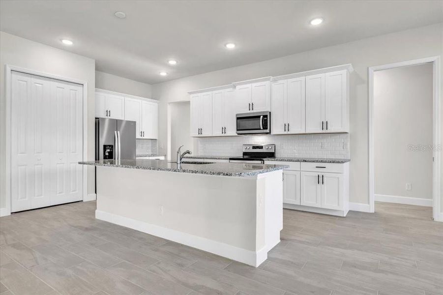 Furnished interior view inside a new home in , Cape Coral (Image 9).