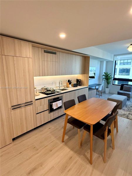 Furnished interior view inside a new home in , Miami (Image 4).