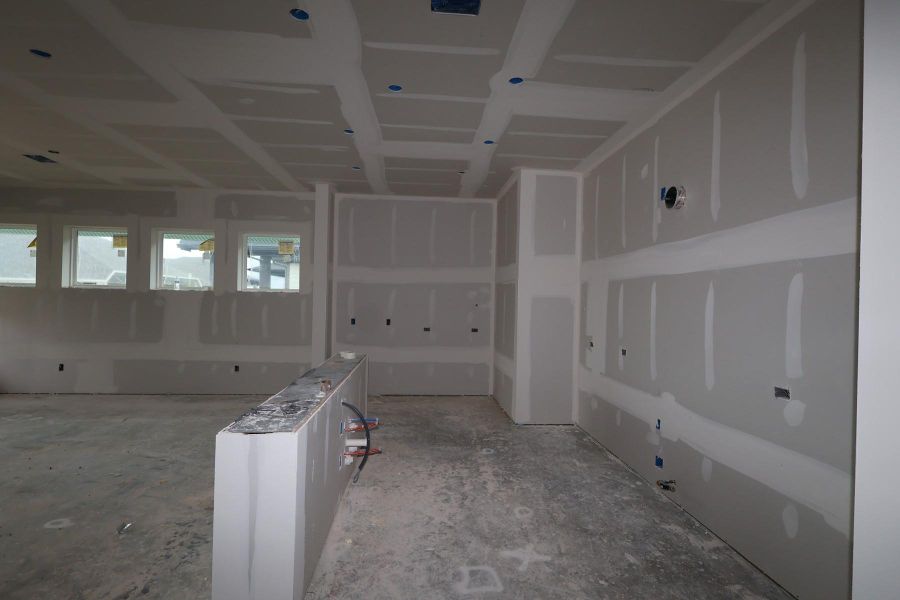 In-progress construction of a new home in The Grand Prairie - Retreat Collection, Hockley, TX (Image 6). In-progress construction of a new home in The Grand Prairie - Retreat Collection, Hockley, TX (Image 6).