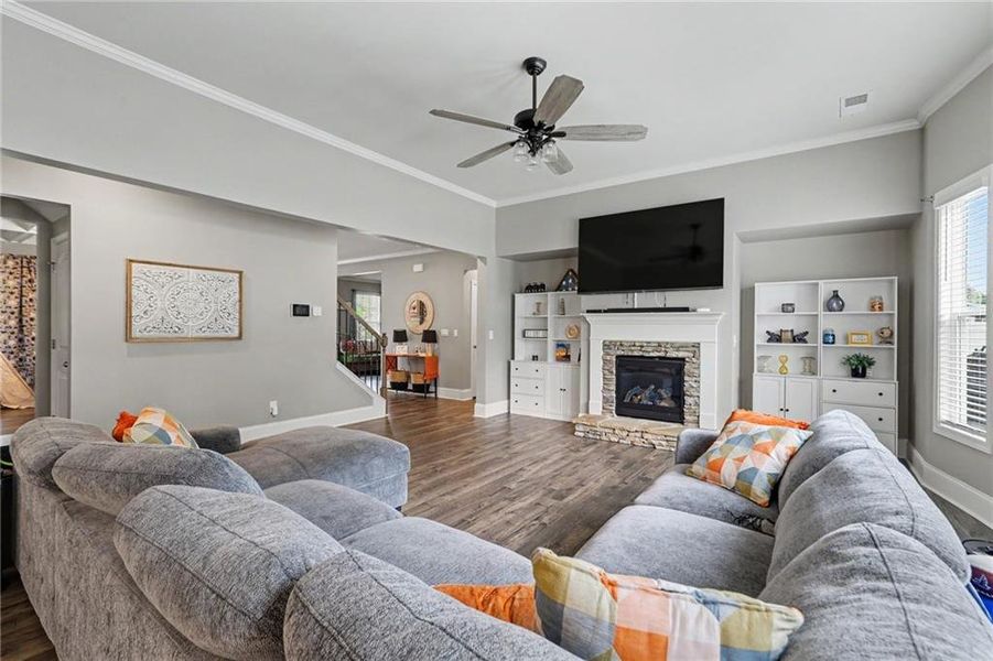 Furnished interior view inside a new home in , Douglasville (Image 9).