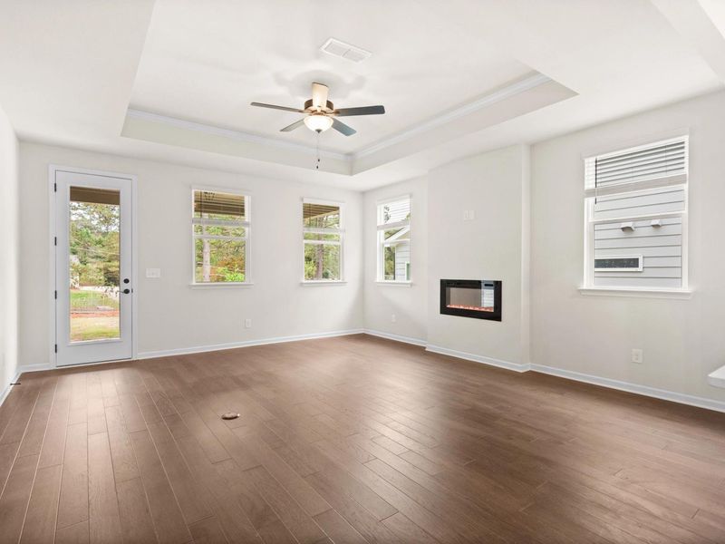 Representative unfurnished interior of a home built from the The Glenwood D by Davidson Homes LLC in Kelly Preserve, Loganville (Image 28).