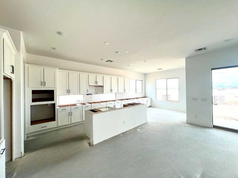 Kitchen and dining nook