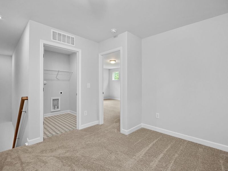 Representative unfurnished interior of a home built from the The Durham C by Davidson Homes LLC in Lake Park Villas, Wylie (Image 15).