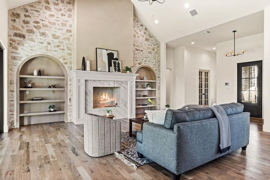 Furnished interior view inside a new home in , Weatherford (Image 11).