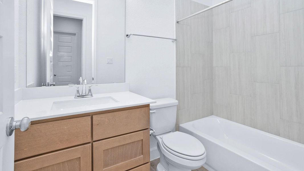 Furnished interior view inside a new home in COLTON, Todd Mission (Image 7).