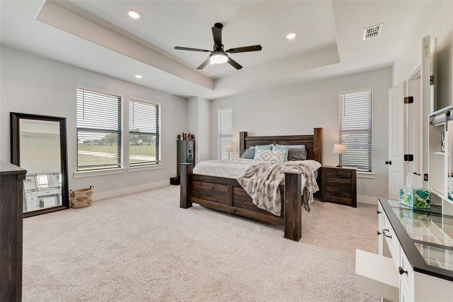 Furnished interior view inside a new home in , Krum (Image 11).