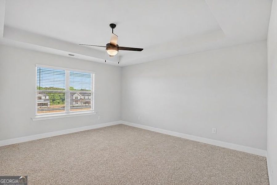 Spacious, unfurnished interior of a new home in Stone Brooke, Gray (Image 26).