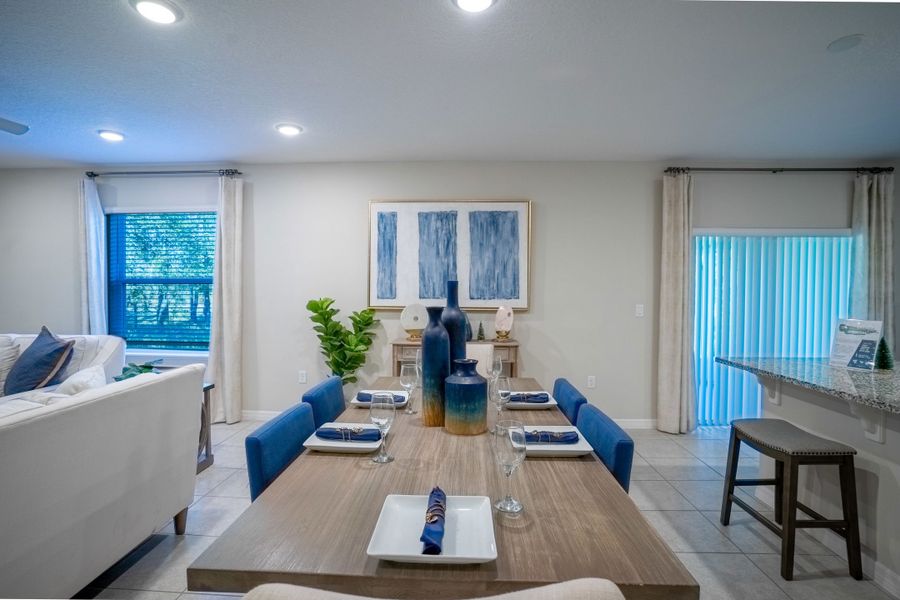 Furnished interior view inside a new home in Poinciana, Kissimmee (Image 12).
