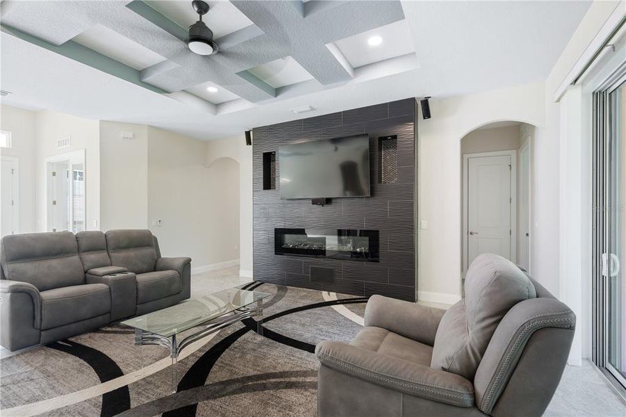 Furnished interior view inside a new home in , Palm Coast (Image 16).