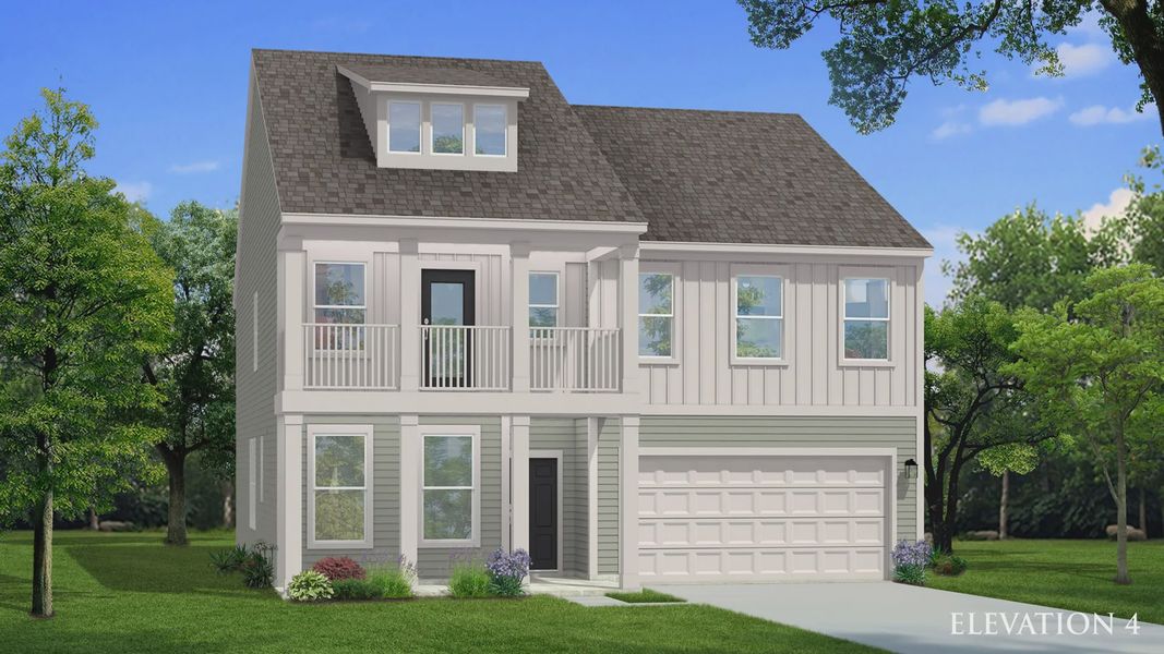 Representative exterior photo of a completed home built from the Wagener by DRB Homes in Riley Farms, Rockvale, TN (Image 26).