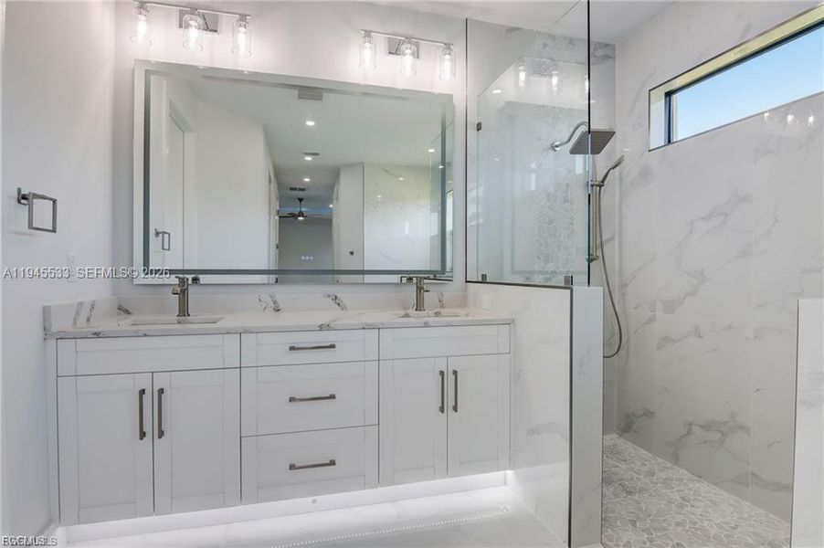 Furnished interior view inside a new home in , Cape Coral (Image 30).