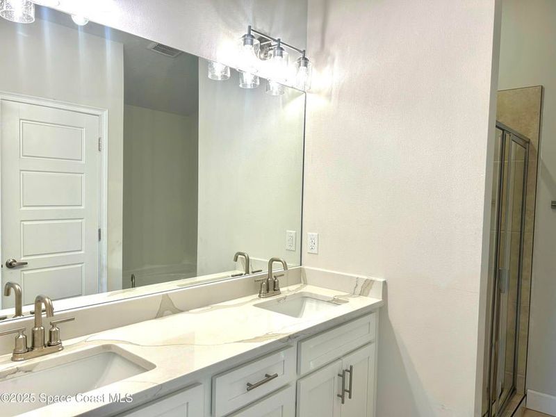 Furnished interior view inside a new home in St. John Preserve, Palm Bay (Image 6). Furnished interior view inside a new home in St. John Preserve, Palm Bay (Image 6).