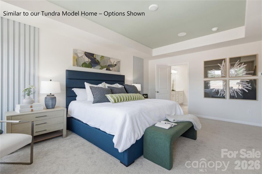 Furnished interior view inside a new home in Westwood Reserve, Charlotte (Image 14). Furnished interior view inside a new home in Westwood Reserve, Charlotte (Image 14).