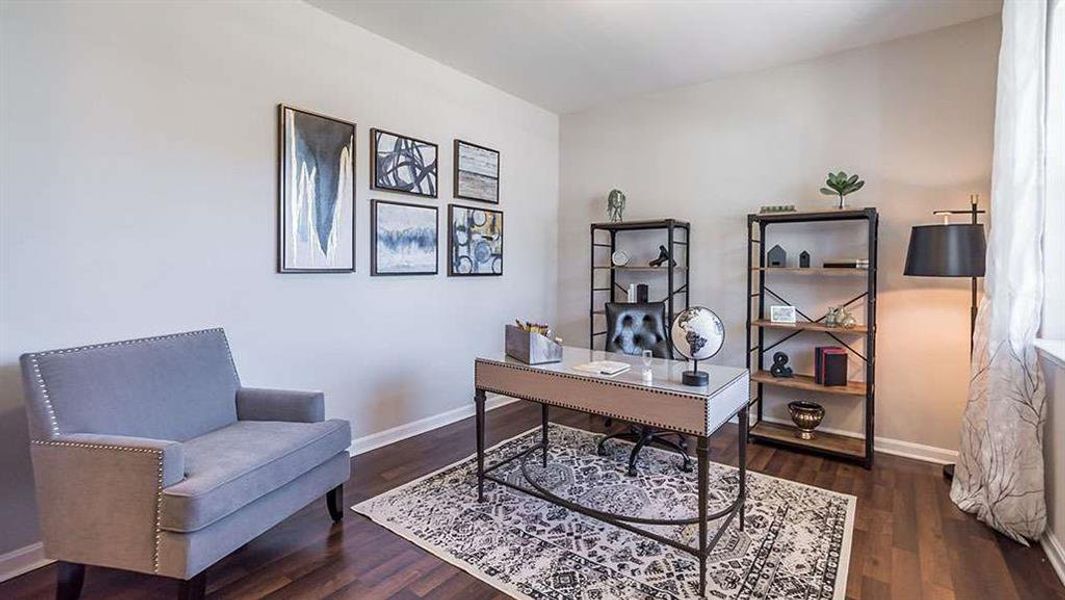 Furnished interior view inside a new home in Jackson Landing, Jefferson (Image 14).