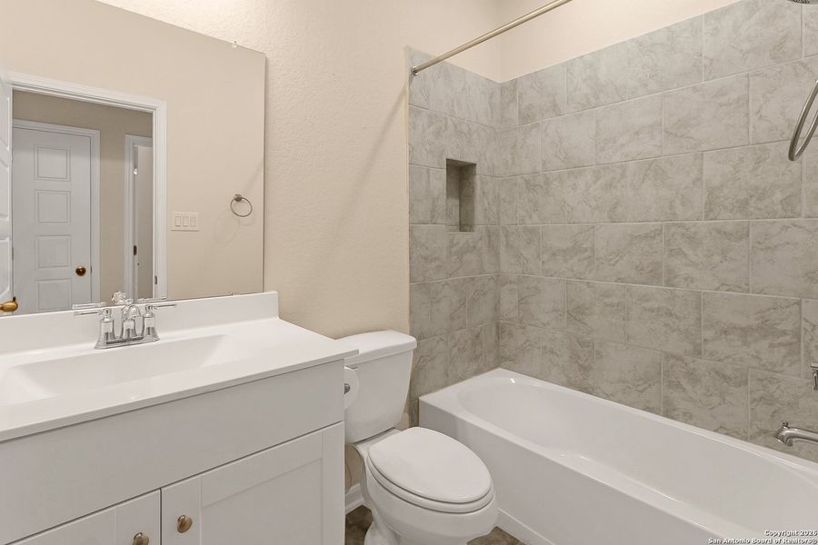 Furnished interior view inside a new home in Bricewood, San Antonio (Image 7).