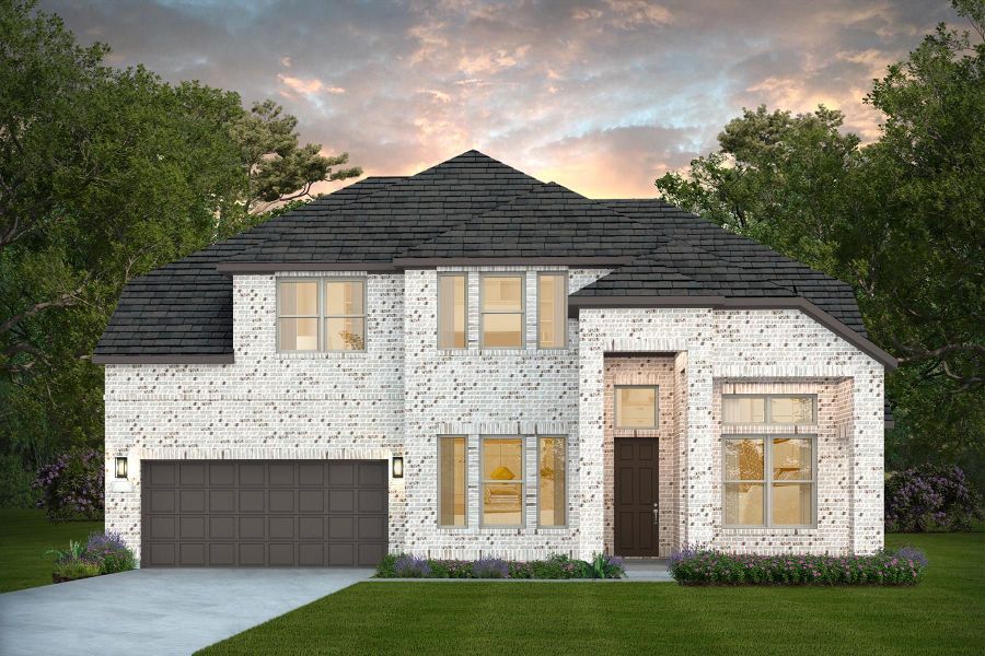 Representative exterior photo of a completed home built from the Ferris by Pulte Homes in Davis Ranch, San Antonio, TX (Image 21). Representative exterior photo of a completed home built from the Ferris by Pulte Homes in Davis Ranch, San Antonio, TX (Image 21).