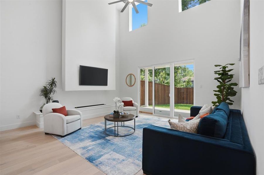 Furnished interior view inside a new home in , Dallas (Image 7). Furnished interior view inside a new home in , Dallas (Image 7).