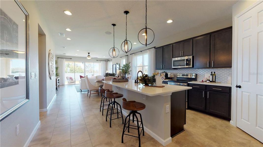 Furnished interior view inside a new home in Seminole Palms, Palm Coast (Image 5).