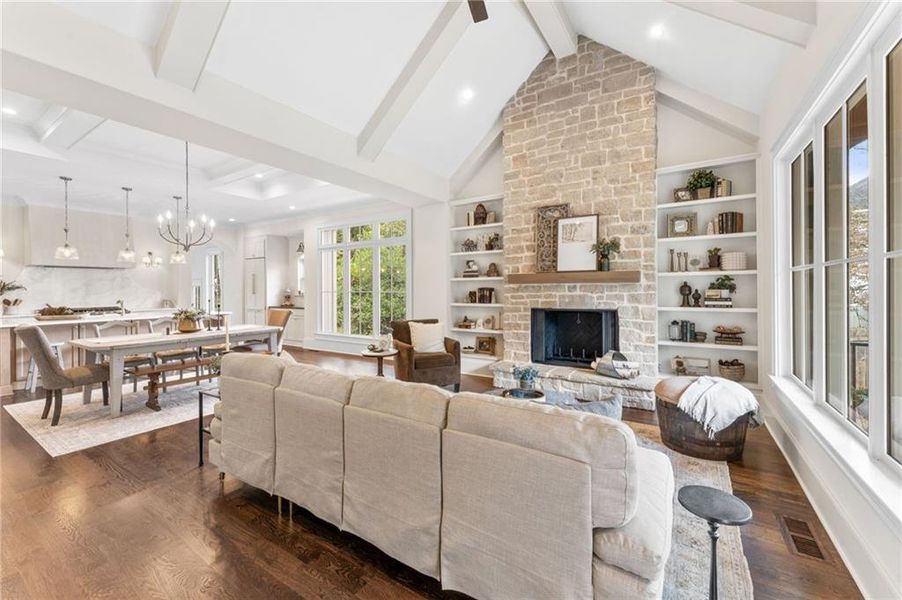 Furnished interior view inside a new home in , Marietta (Image 32).