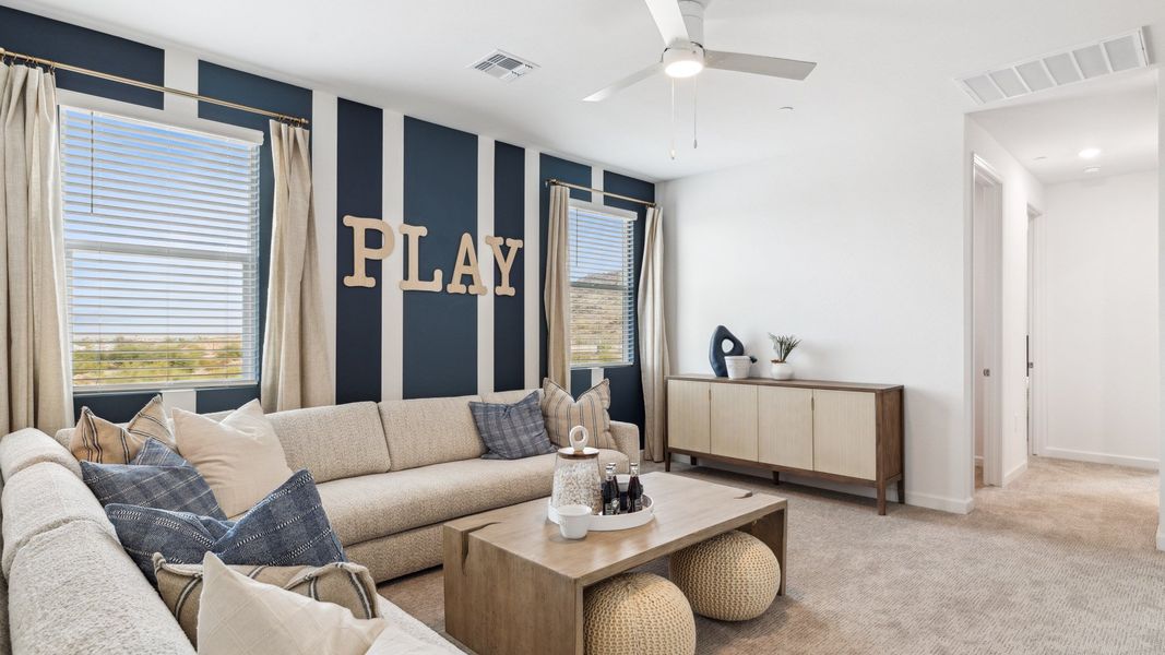 Furnished interior view inside a new home in Avance, Phoenix (Image 16). Furnished interior view inside a new home in Avance, Phoenix (Image 16).