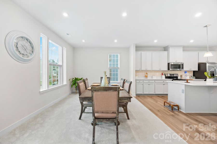 Furnished interior view inside a new home in , Gastonia (Image 19).
