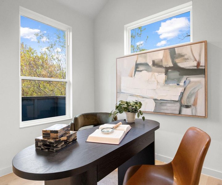 Furnished interior view inside a new home in , Austin (Image 35).