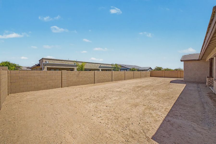 Exterior details and patio area of a home in Bellero Estates, Queen Creek (Image 25).