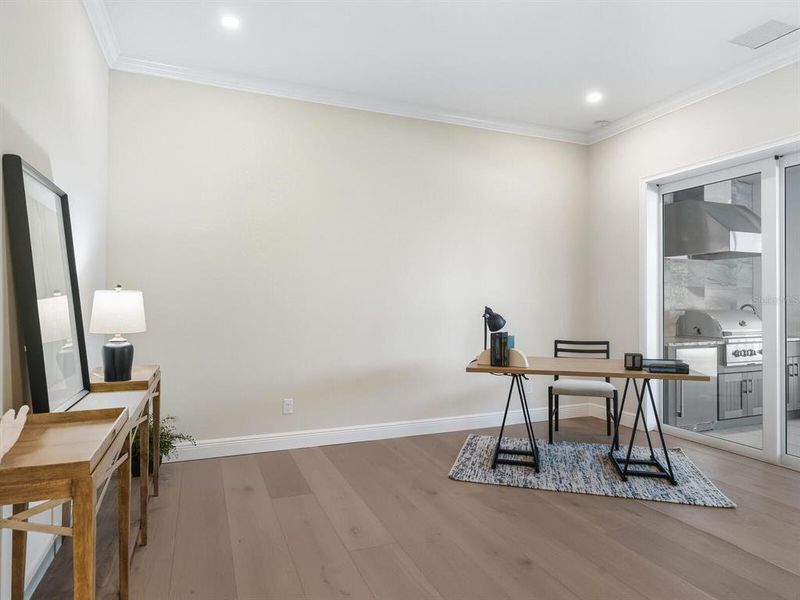 Furnished interior view inside a new home in , Sarasota (Image 41).