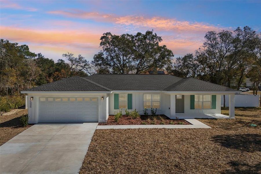 Front exterior of a new home in , Ocala, FL, highlighting curb appeal (Image 29). Front exterior of a new home in , Ocala, FL, highlighting curb appeal (Image 29).