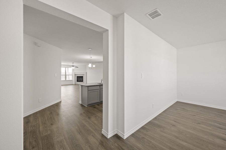 Spacious, unfurnished interior of a new home in Baker Farms, Cleburne (Image 15). Spacious, unfurnished interior of a new home in Baker Farms, Cleburne (Image 15).