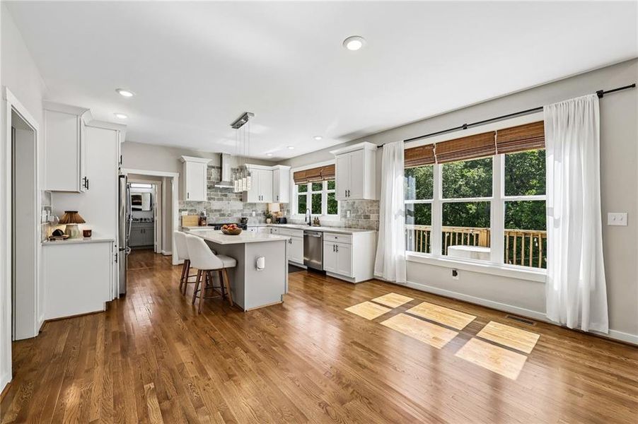 Furnished interior view inside a new home in , Flowery Branch (Image 11).