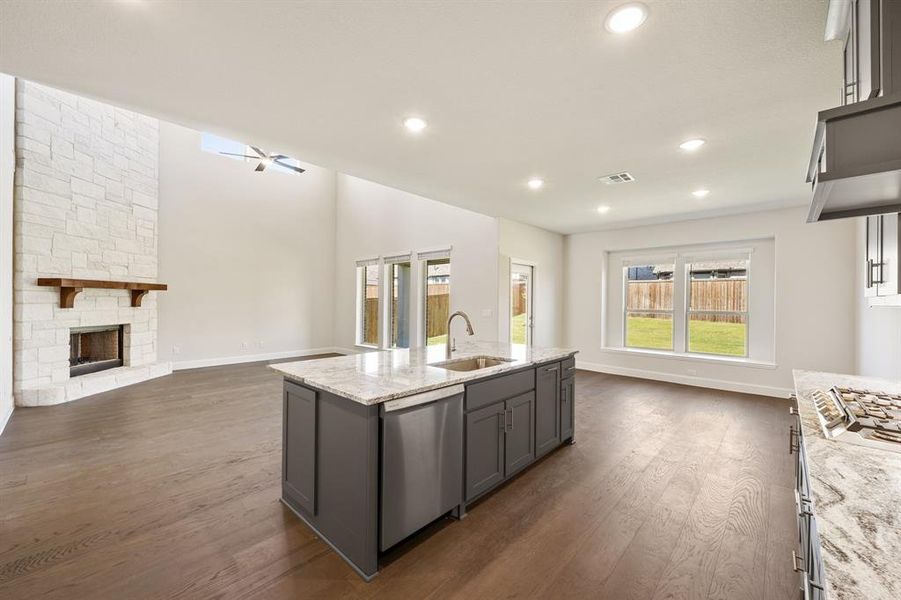 Furnished interior view inside a new home in Liberty, Melissa (Image 8). Furnished interior view inside a new home in Liberty, Melissa (Image 8).