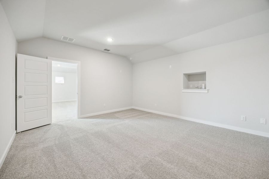 Media room in the Masters home plan by Trophy Signature Homes – REPRESENTATIVE PHOTO Media room in the Masters home plan by Trophy Signature Homes – REPRESENTATIVE PHOTO