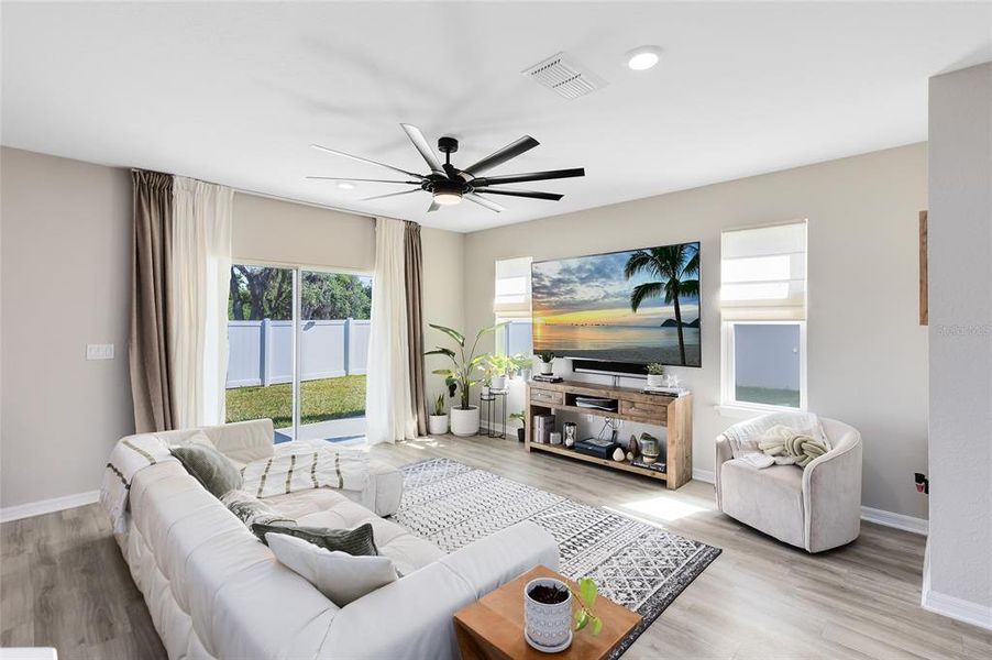 Furnished interior view inside a new home in Siena Reserve, St. Cloud (Image 16).