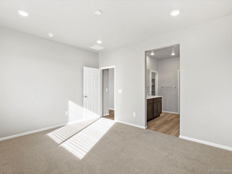 Spacious, unfurnished interior of a new home in Poudre Heights: The Lakes Collection, Windsor (Image 23).