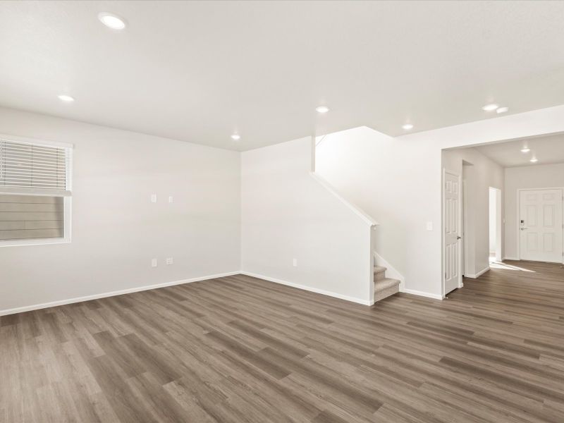 The Chatfield floorplan interior image taken at a Meritage Homes community in Northern Colorado.