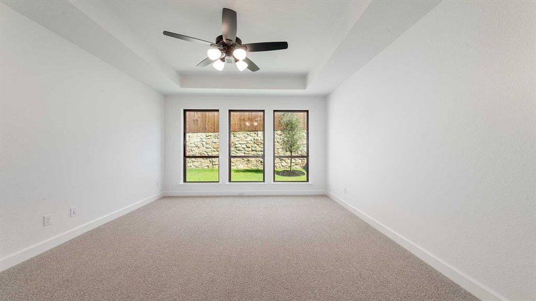 Spacious, unfurnished interior of a new home in The Heights At Uptown Celina 50', Celina (Image 27).