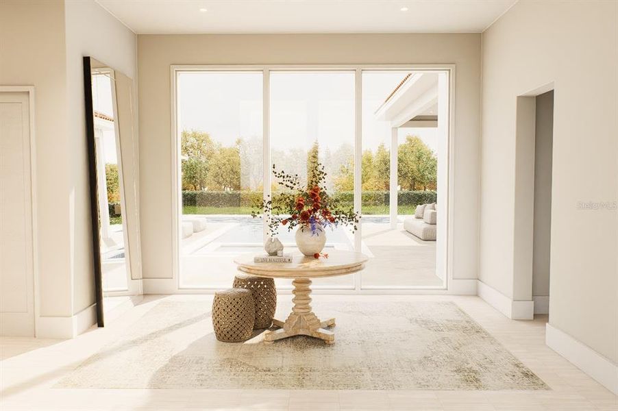 Furnished interior view inside a new home in , Orlando (Image 32). Furnished interior view inside a new home in , Orlando (Image 32).