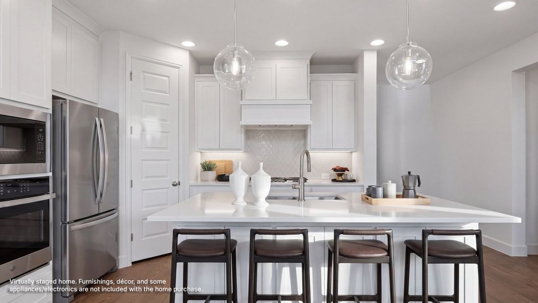 Furnished interior view inside a new home in Cambridge Crossing, Celina (Image 4).