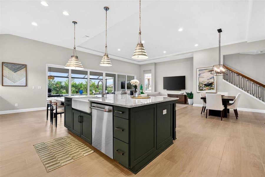 Furnished interior view inside a new home in , Venice (Image 55).