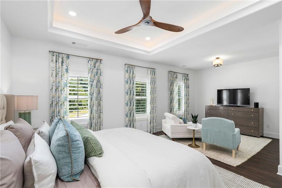 Furnished interior view inside a new home in , Stockbridge (Image 45).