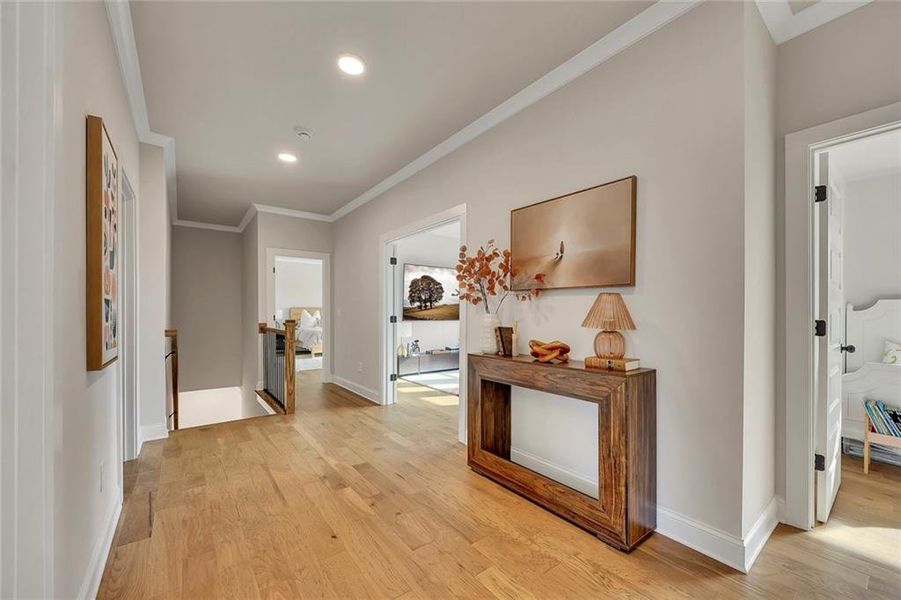 Furnished interior view inside a new home in , Marietta (Image 50).