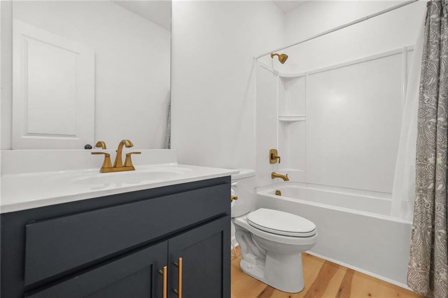 Furnished interior view inside a new home in , Atlanta (Image 17).