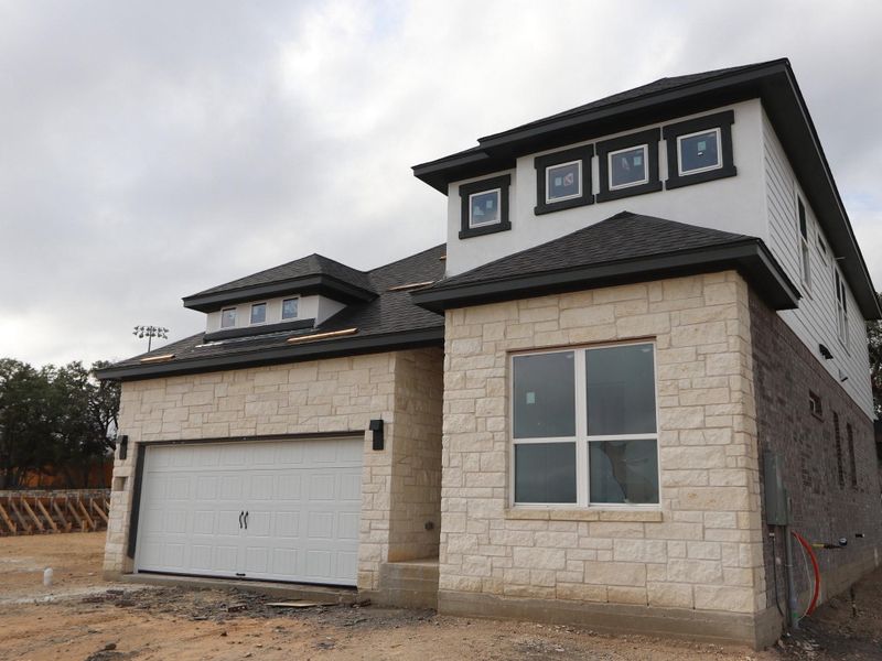 In-progress construction of a new home in Heritage, Dripping Springs, TX (Image 4). In-progress construction of a new home in Heritage, Dripping Springs, TX (Image 4).